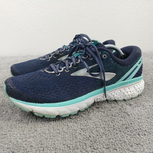 Brooks Ghost 11 Womens Size 8.5 Running Shoes Blue Sneakers Low Top Lace Up