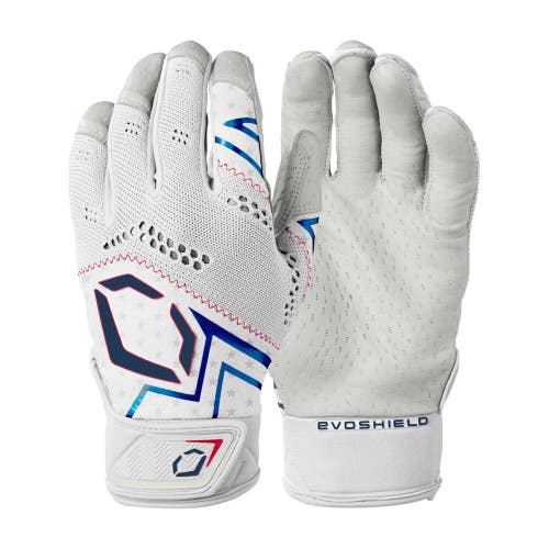 EvoShield Pro-SRZ V2 Team USA Men's Large Baseball Batting Gloves -WB5730506L