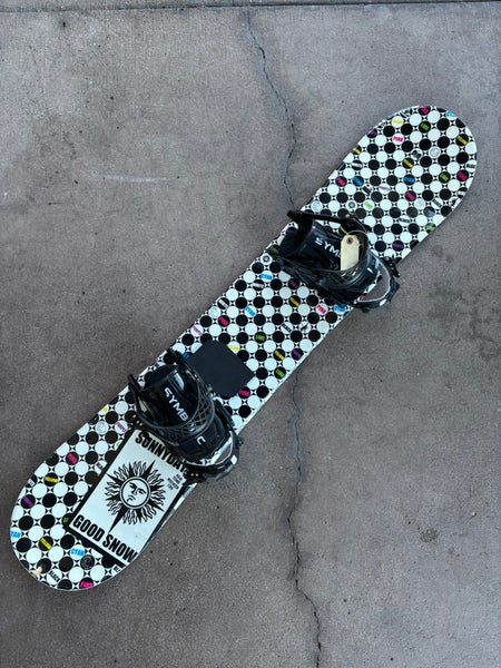 Women's SLQ Tone Rocker 135 Snowboard w/ Symbolic Bindings Soft Flex True Twin