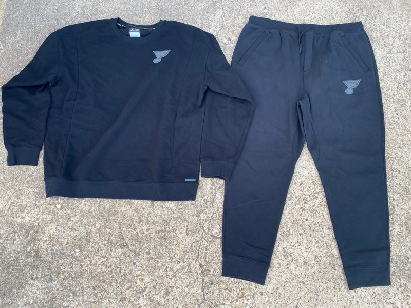 Fanatics St Louis Blues Rink Suit Sweat Shirt and Pants 50922