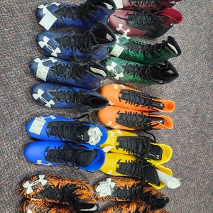 Men's Size 10.0  Under Armour High Top Molded Cleats (New) $25 each