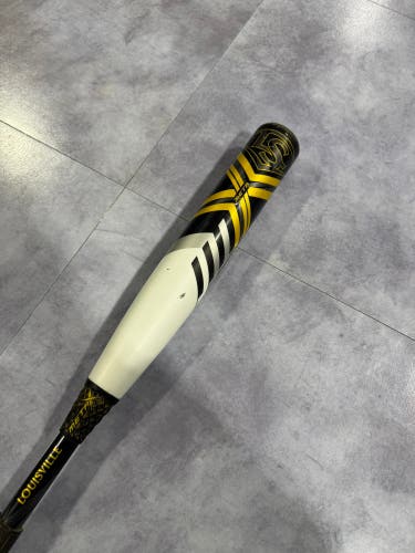 White 2024 Louisville Slugger Meta Composite Bat (-11) Composite 18 oz 29" (Used)