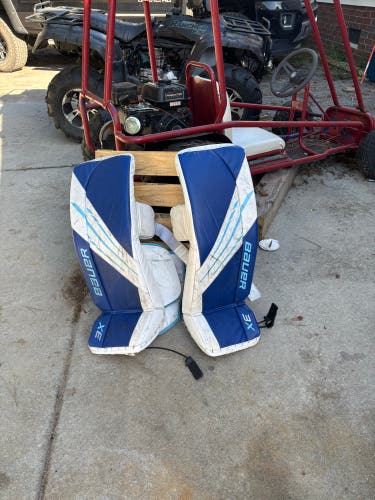 32" 2021 Bauer Vapor 3X Goalie Leg Pads Pro Stock (Used)