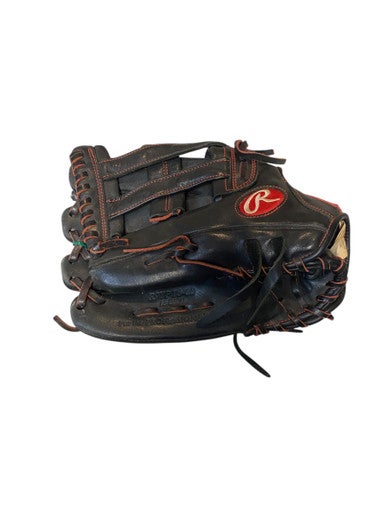 Used Rawlings R9 BB/SB Glove LH Throw Black 12" 11706-S000364989
