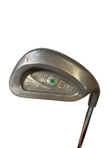 Used Ping EYE 2 GREEN DOT Golf Wedge Mens RH Lob Wedge 11706-S000364966