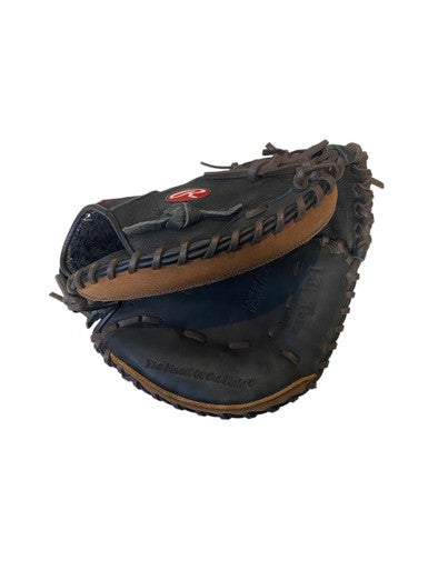 Used Rawlings PREMIUM SERIES D325BWCM BB/SB Catchers RH Throw Black 32 1/2" 11706-S000364925