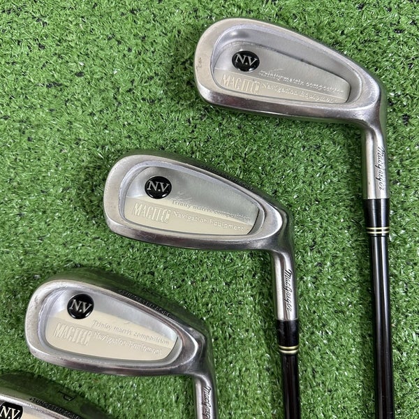 Sw Graphite Macgregor MacTec NV Trinity Matrix Iron Set 7-PW AW SW Graphite Regular ...