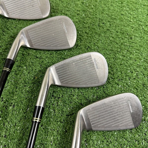 Sw Graphite Macgregor MacTec NV Trinity Matrix Iron Set 7-PW AW SW Graphite Regular ...