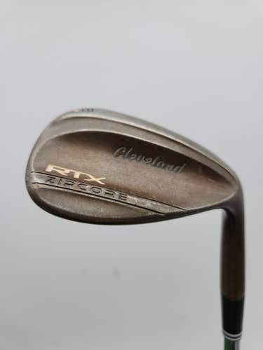 2021 CLEVELAND RTX ZIPCORE WEDGE 58*/6 STIFF TT DYNAGOLD S400 35" FAIR