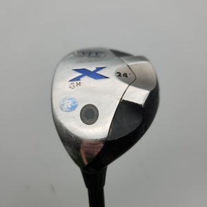 LEFTY 2007 CALLAWAY X 4 HYBRID 24* REG CALLAWAY X GOOD