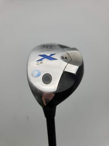 LEFTY 2007 CALLAWAY X 4 HYBRID 24* REG CALLAWAY X GOOD
