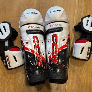 CCM Jetspeed FT6 pro 15" Shin Pads & elbow pads