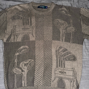 Vintage Carmel Golf Embroidered Crewneck Sweater