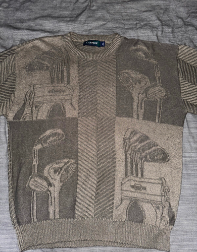 Vintage Carmel Golf Embroidered Crewneck Sweater