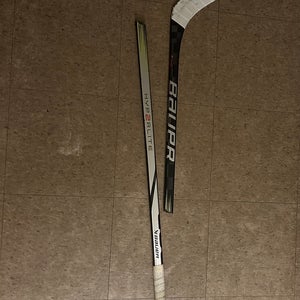 broken hockey sticks