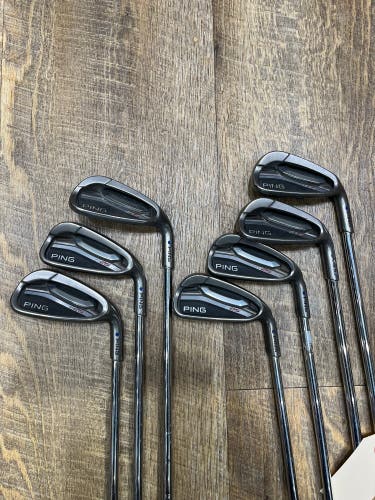 Men's Blue Dot Ping G25 Iron Set Right Handed Regular Flex Steel Shaft (Used)