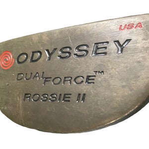 Odyssey Dual Force Rossie II Bronze Mallet Putter RH Steel 34" Nice Factory Grip