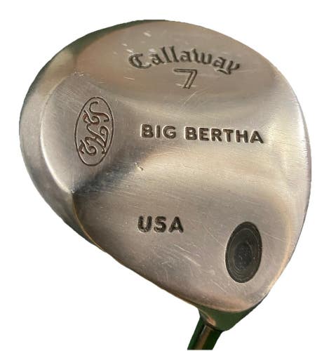 Callaway Big Bertha 7 Wood S2H2 RH RCH60 Light Senior Graphite 41" Great Grip