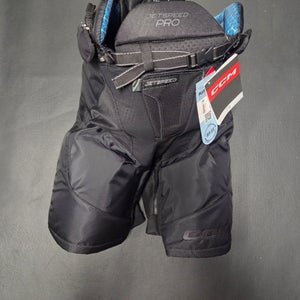 Junior Large CCM Jetspeed Pro Hockey Pants All Black
