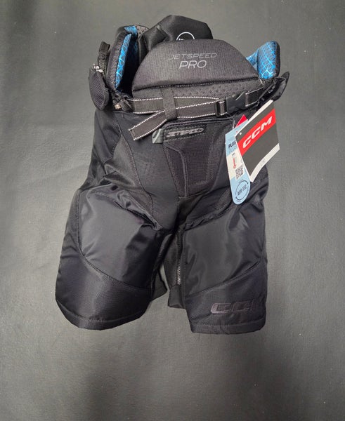 Junior Large CCM Jetspeed Pro Hockey Pants All Black