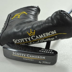 Titleist 1995 Scotty Cameron Gun Blue Newport 34" Putter Right Steel # 194269