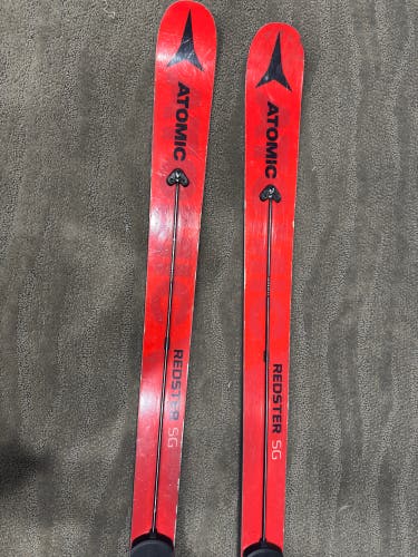 Atomic Redster SG 192 cm Racing Skis With Bindings Max Din 16 (Used)