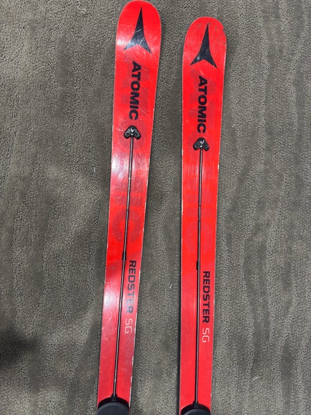 Atomic Redster SG 192 cm Racing Skis With Bindings Max Din 16 (Used)