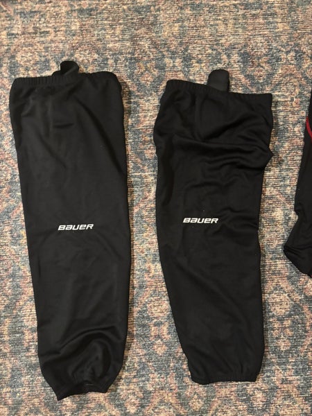 Black Senior Large Bauer Socks (New)