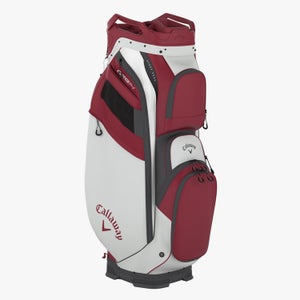 NEW Callaway Golf 2025 Org 14 White/Cardinal Cart Golf Bag