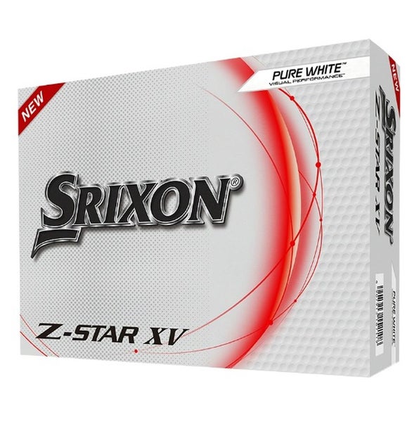 Srixon Z-Star XV Golf Balls (Pure White, Spinskin, 2023, 12pk) NEW