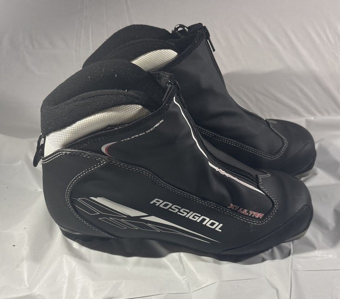 Rossignol X1 Ultra Nordic XC Mens Size 43 Black Cross Country Ski Boots