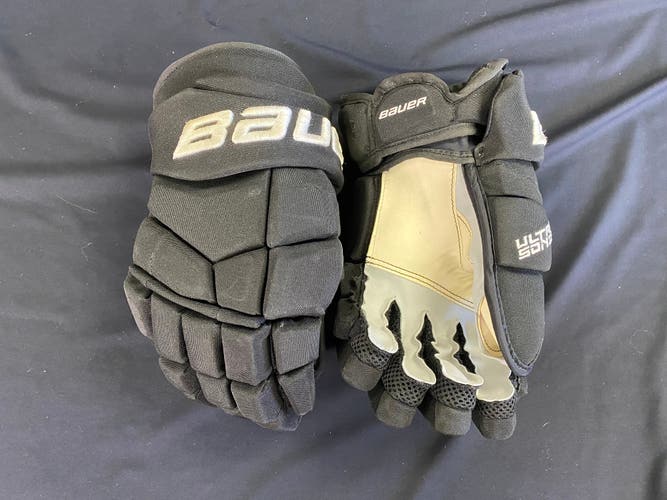 Bauer Supreme Ultrasonic Gloves 14" Pro Stock (New) w/Custom Palms