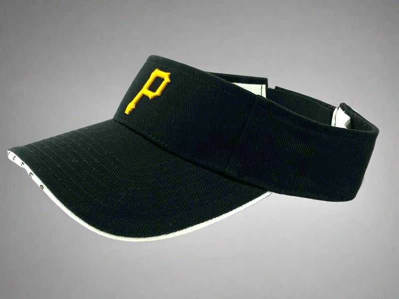 Pittsburgh Pirates NOS Vintage Late '90s MLB "Bones" Visor (New)
