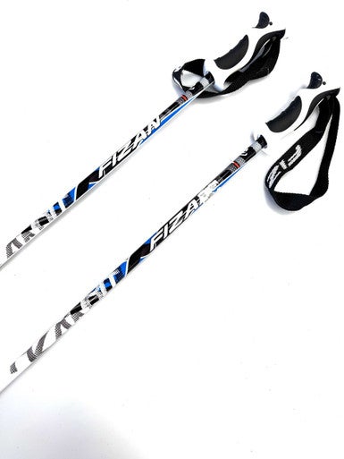 Used FIZAN SPORT Mens DH Ski Pole White 125 cm / 50 in 11860-S000299139