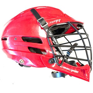 Used Cascade CPVR Lacrosse Helmet Red One Size 11860-S000299126