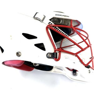 Used Warrior REGULATOR II Lacrosse Helmet White One Size 11860-S000299116