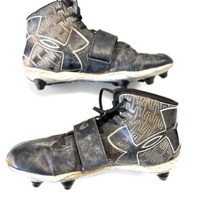 Used Under Armour Adult FB Cleats Black Senior 11 11860-C000299101