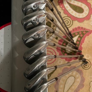 Men's 2008 TaylorMade TP Forged Right Handed Iron Set Stiff Flex Steel Shaft (Used)