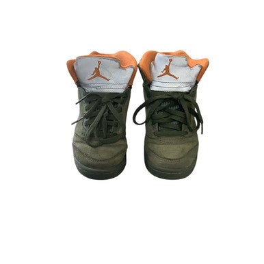 Used Jordan Basketball Shoes Y Olive Green Youth 12.0 11479-S000405986