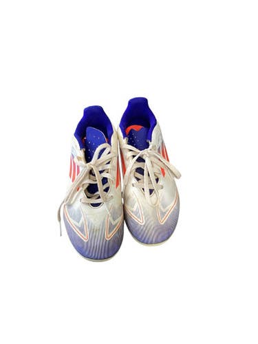 Used Adidas F50 Soccer Cleats White Junior 03.5 11479-S000405955