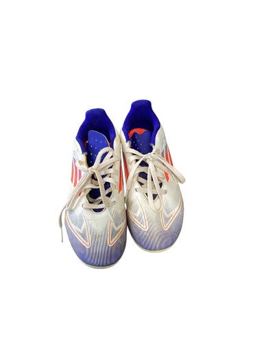 Used Adidas F50 Soccer Cleats White Junior 03.5 11479-S000405955
