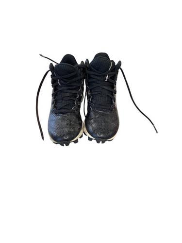 Used Under Armour HI TOP CLEATS Jr FB Cleats Black Junior 01 11479-S000405945
