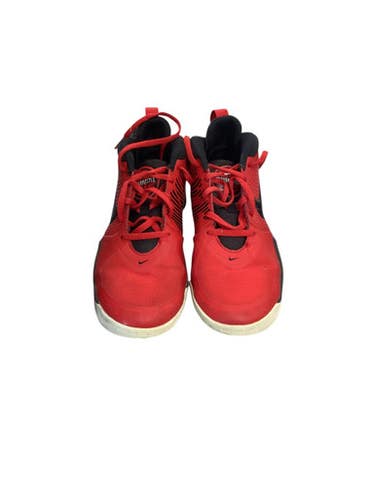 Used Nike TEAM HUSTLE Basketball Shoes Y Red Junior 04.5 11479-S000405943