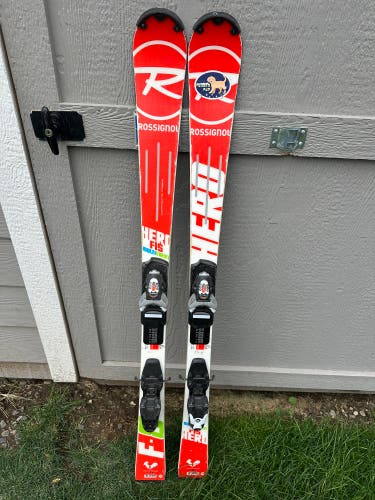 Rossignol Hero Jr Multi Event 125 cm Racing Skis (Used)