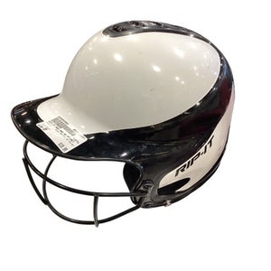 Used RIP-IT RED AND WH HELMET Batting Helmet w/Mask Black SM 11884-S000053803