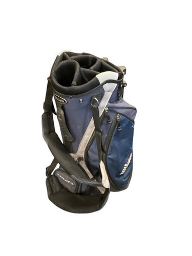 Used Wilson NAVY STAND BAG Mens Stand Bag Navy Blue 11884-S000053794