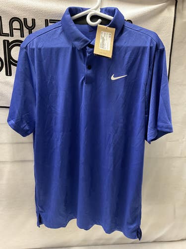 Used Nike GOLF POLO Golf Accessory Royal Blue 11490-S000266274