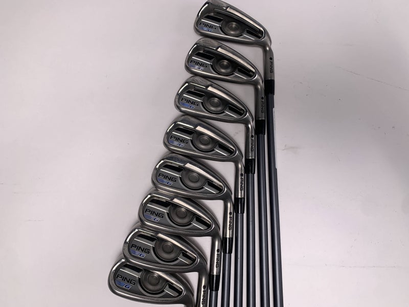 Ping G 2016 Iron Set 4-PW+GW Black Dot CFS Senior Graphite Mens RH