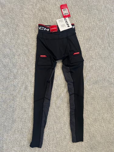 Black XS Women's CCM Compression Grip Jill Pants (New)