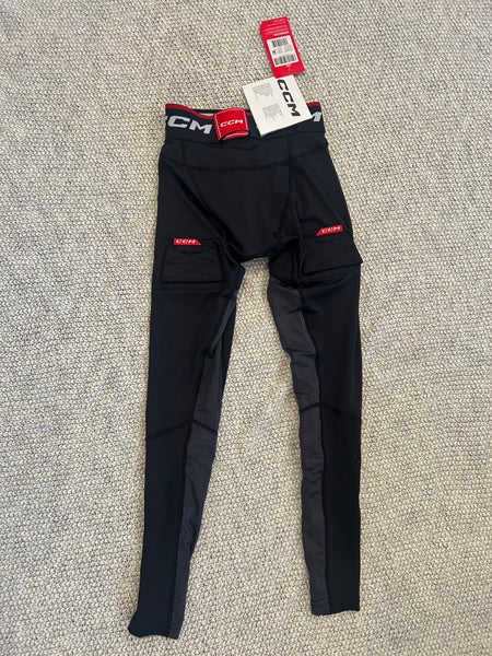 Black XS Women's CCM Compression Grip Jill Pants (New)